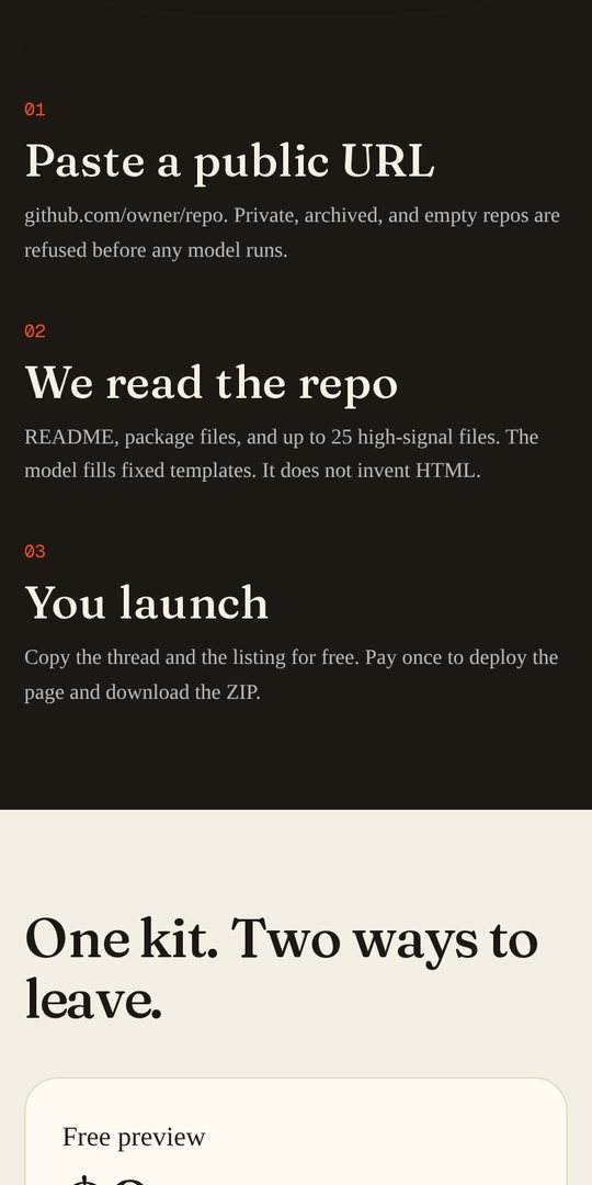 How Repo2Launch works, in three steps